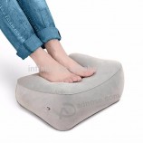 Therapeutische fußstütze für zuhause und reise fußstütze für lange reise aufblasbare reisefußstütze