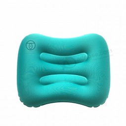 Cuscino da viaggio gonfiabile gonfiabile in plastica comprimibile da campeggio ultraleggero