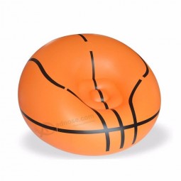 Grand sofa gonflable de conception de basket-ball frais portant la chaise de sac d'haricot de 220 livres