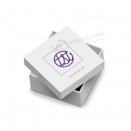 Caja de lujo impresa personalizada con diseño de logo