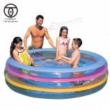 Piscina de agua de natación de pvc de plástico inflable de lado suave para niños y adultos