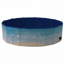 Piscina per animali da compagnia, vasche da bagno pieghevoli, grande vasca per cani gonfiabili pieghevole per cani, piscina, vasca da bagno, pvc, piscina per cani