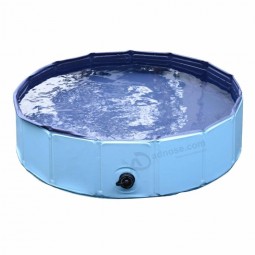 户外便携式塑料狗游泳池可折叠大型犬宠物游泳池沐浴盆