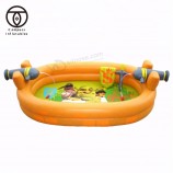 Inflatable spray pool float for garden outdoor inflatable water sprinkler for kids