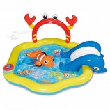 Piscina del océano piscina inflable tobogán acuático para parque acuático