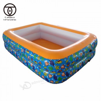 Popular inflatable rectangular swimming pool malaysia adult water equipment playing