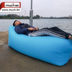 柔らかい綿のナイロン生地防水屋外の膨脹可能なPPの空気ソファーのソファの寝袋