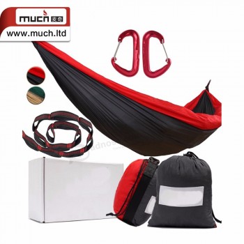 Paracaídas portátil tela de nylon viajes camping hamaca al aire libre