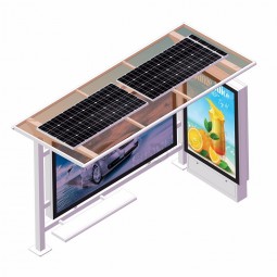 открытый водонепроницаемый нержавеющая автобусная остановка на заказ