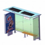 Outdoor-Möbel Solar Bus Stop Shelter benutzerdefinierte