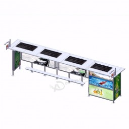 Werbung Solar Bus Haltestelle Unterkunft Preise Bus Station
