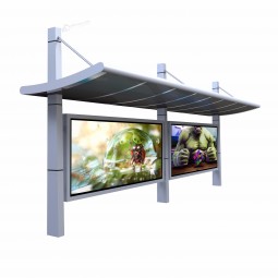 Outdoor furniture stainless steel bus stop manufacturer China