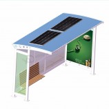 Pensilina per autobus all'aperto a energia solare