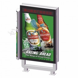 Custom shopping mall reclamebord met led scherm lichtbak