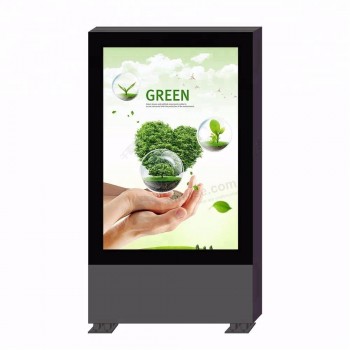 Outdoor led advertising sign light box mupi display custom