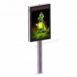 Outdoor Advertising Scrolling Mupi Lamp Pole Led Lightbox