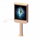Doble cara de publicidad led display scrolling light box