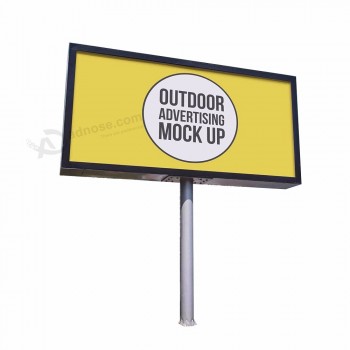 Outdoor publicidade back iluminada billboard rolagem outdoor