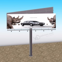 Outdoor V shaped steel structure outdoor billboard with your logo