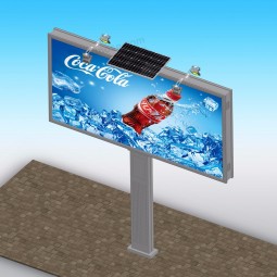 Outdoor two faces 6 x 3m solar billboard