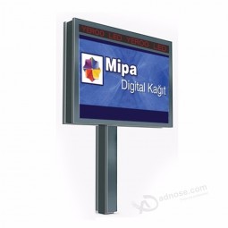 Doppelseitige, digitale Bildschirmanzeige mit Hintergrundbeleuchtung
