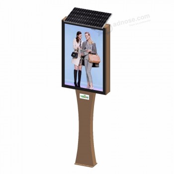 Double Sides Lamp Post Light Box for Advertising