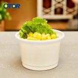 Otor 브랜드 공장 도매 oem 음식 garde 투명 일회용 플라스틱 포장 수프 컵과 돔 뚜껑