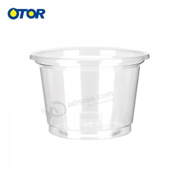 Wholesale custom OTOR brand 250ml 300ml pp disposable plastic soup cup with lid with high quality