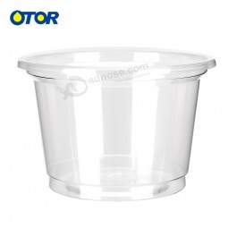 Manufacturers wholesale custom high quality Plastic Bowl with Lid 8oz 250ml Plastic Food Container 10oz 300ml