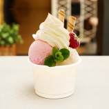 Otor marke heißer verkauf individuell bedruckt 250ml 300ml klar einzigen wand kunststoff einwegverpackung joghurt dessertschale