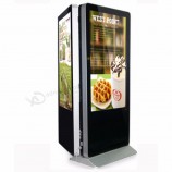 Affichage de la publicité lcd écran tactile kiosque totem jouer affichage LCD