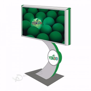double sided scrolling billboard light box board with your logo