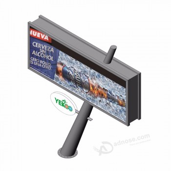 advertising display steel structure frontlit billboard with your logo