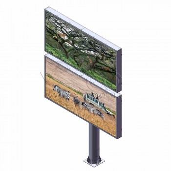Ville de publicité de construction unique-Les panneaux d'affichage rétro-éclairés sont personnalisés