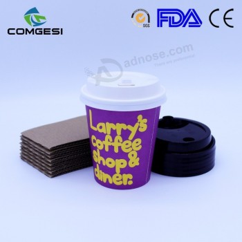 9 oz Dixie Cups_PE PLA Coated Disposable Paper Cups_Personalised Takeaway Coffee Cups