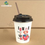 Tazzina da caffè biodegradabile_singola a parete biodegradabile pla eco-Tazze di caffè amichevoli_disposabili
