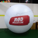 Marque hd impression ballon gonflable blanc ballon publicitaire