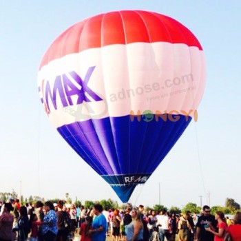 Exibição de promoção comercial tripulação de balão de ar quente publicidade personalizada