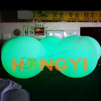 LED balloon lights inflatable white custom printed ball for party activities decoration