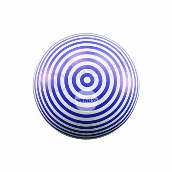 Outdoor Display Blue Striped Inflatable Advertising Balloon Can Add LOGO