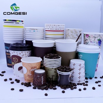 Copos descartáveis ​​do eco copos de papel do bulk_cone dos copos de café descartáveis