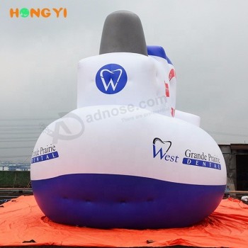 Barco de hospital inflable de pvc gigante de mar utilizado para publicidad