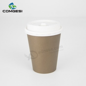 Papel impreso cups_double wall kraft papel impreso cups_disposable diseño impreso vasos de papel