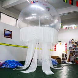 водить надувной медузы свет висит прозрачный медузы шар украшения для партии