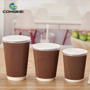 Design personalizzato di alta qualità stampato con diversi tipi di tazza di carta patinata