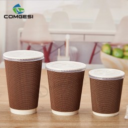 PEコーティングされたさまざまな種類の紙コップで印刷された高品質のカスタムデザイン