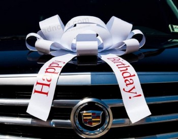 Medium bruiloft auto cadeau wrap decoratie pull strikken