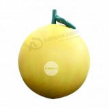 Evento de promoção decorado com frutas laranja inflável pvc gigante