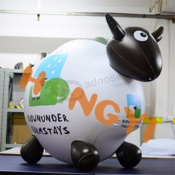 Pvc充气羊气球商业促销巨型充气动物玩具
