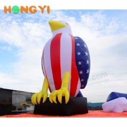 Inflar evento americano hawk forma rooftop balão modelo de aves de ar frio